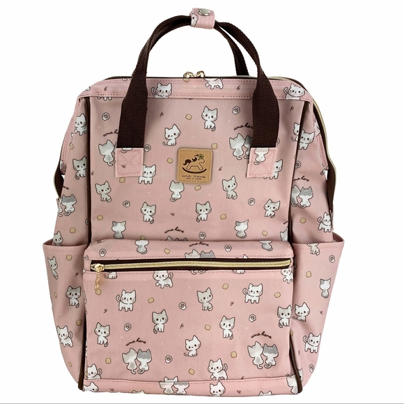 Uma Hana Handbags - Waterproof Cat Large Opening Backpack